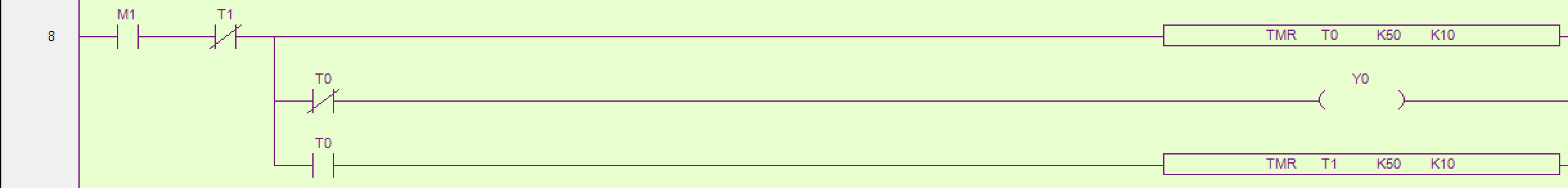 两定时器实现闪烁电路